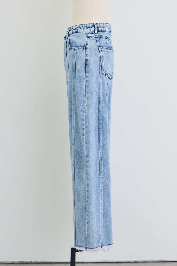 [予約]アイスウォッシュデニムパンツ