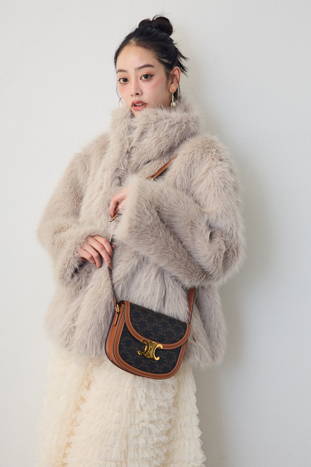 [予約]ニュアンスカラーファーコート