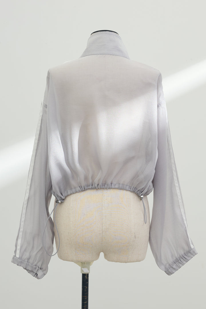 [予約]シアーオーガンジーサイドラインショートブルゾン