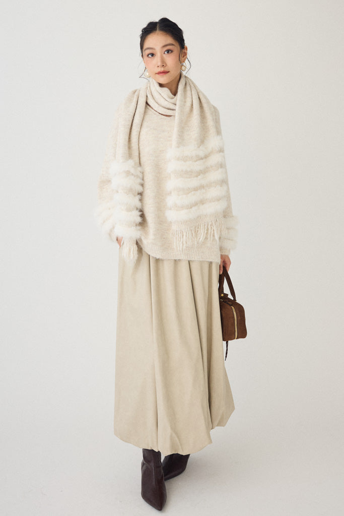 [予約]レザーライクバルーンスカート