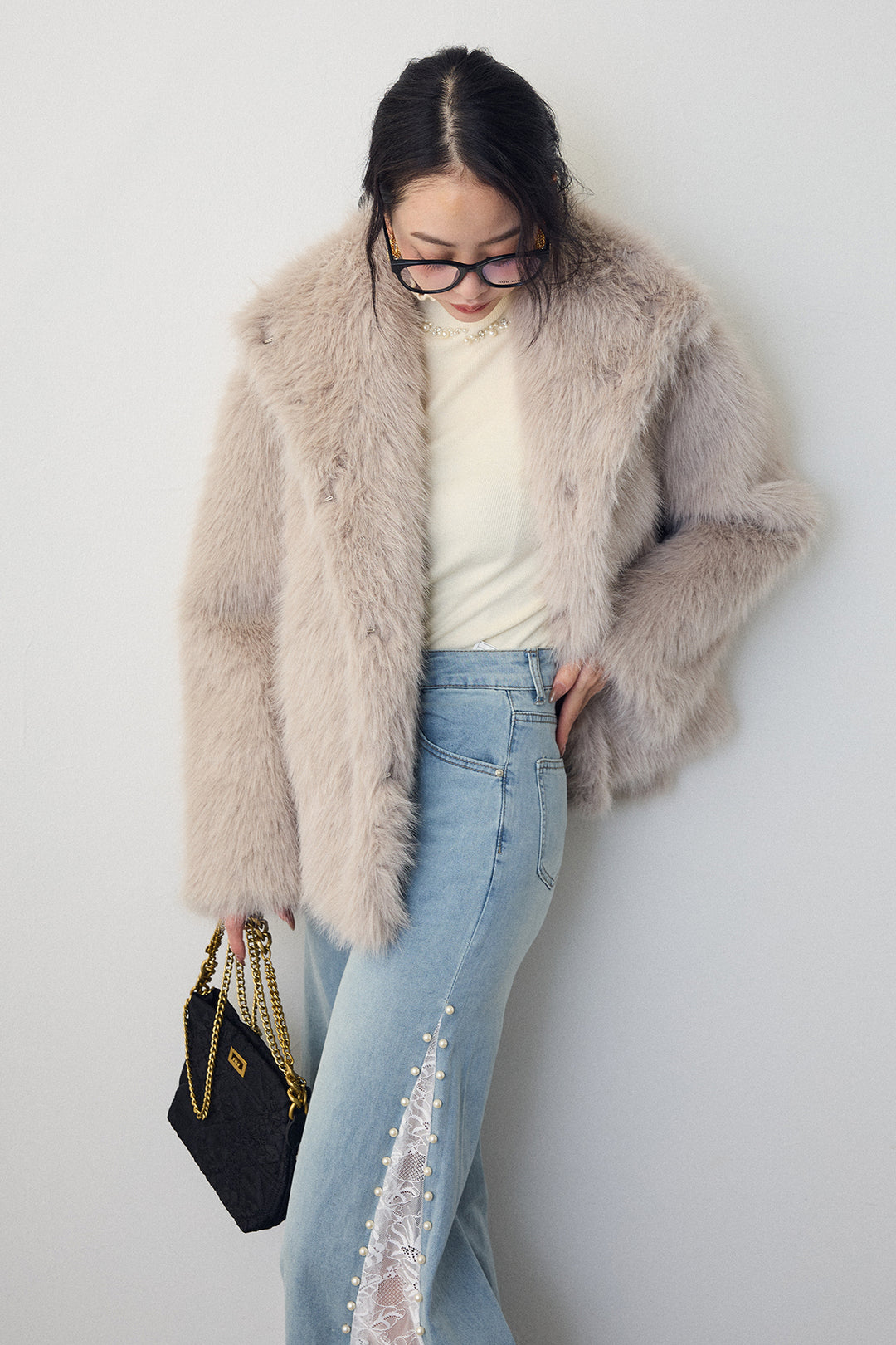 [予約]ニュアンスカラーファーコート