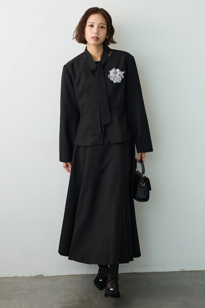 [予約]エフォートレスノーカラージャケットセットアップ