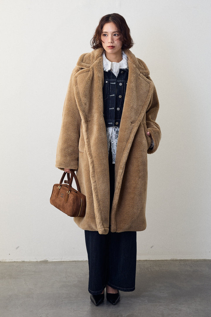 [予約]テディボアロングコート