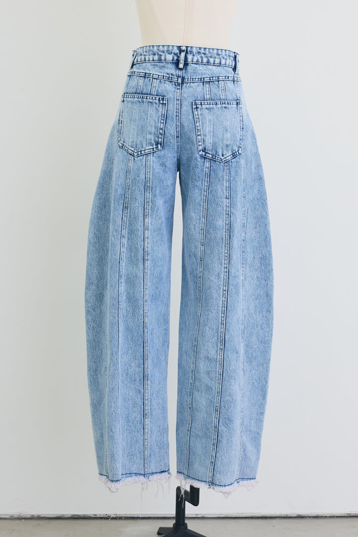 [予約]アイスウォッシュデニムパンツ