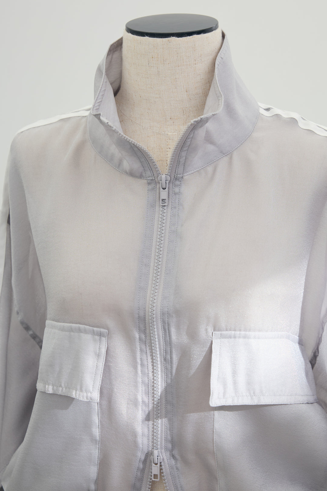 [予約]シアーオーガンジーサイドラインショートブルゾン