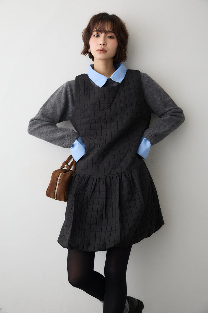 [予約]シャツレイヤードニットプルオーバー