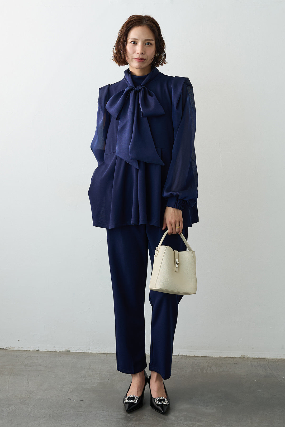 [予約]スリムテーパードパンツ