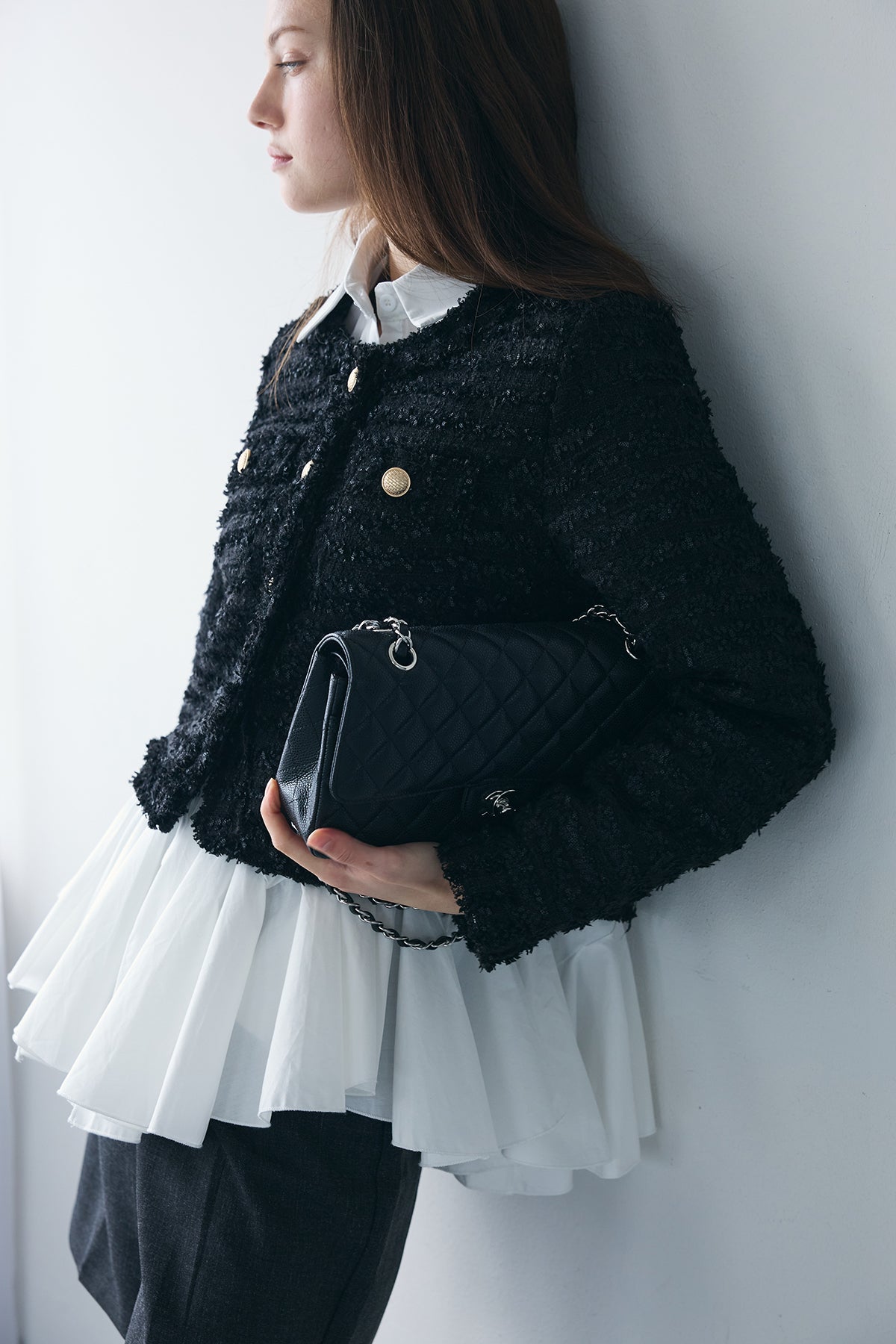 予約]フレンチクラシックツイードジャケット – Frene