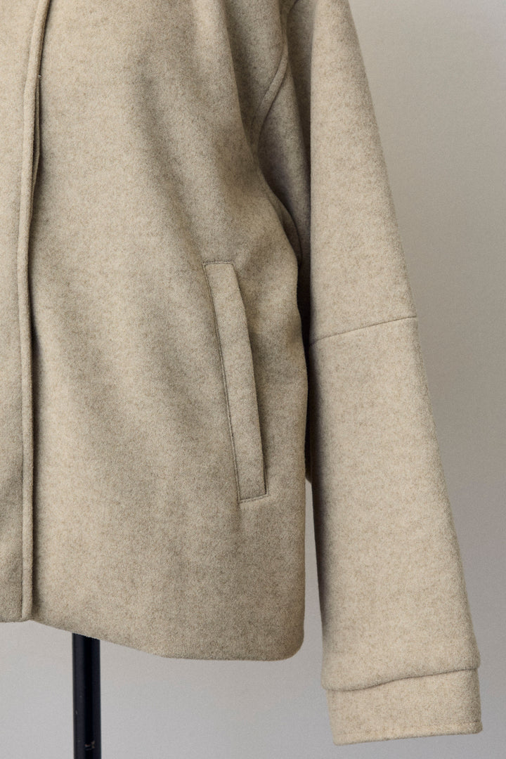 [予約]プードル襟2wayコート