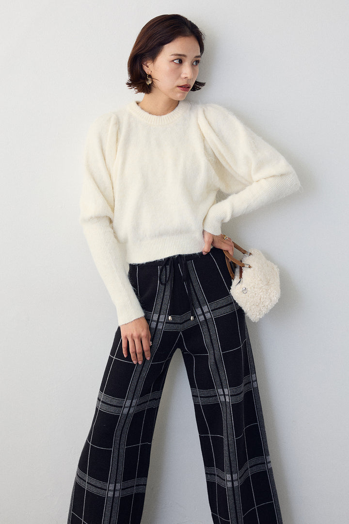 [予約]モヘアパフスリーブプルオーバー