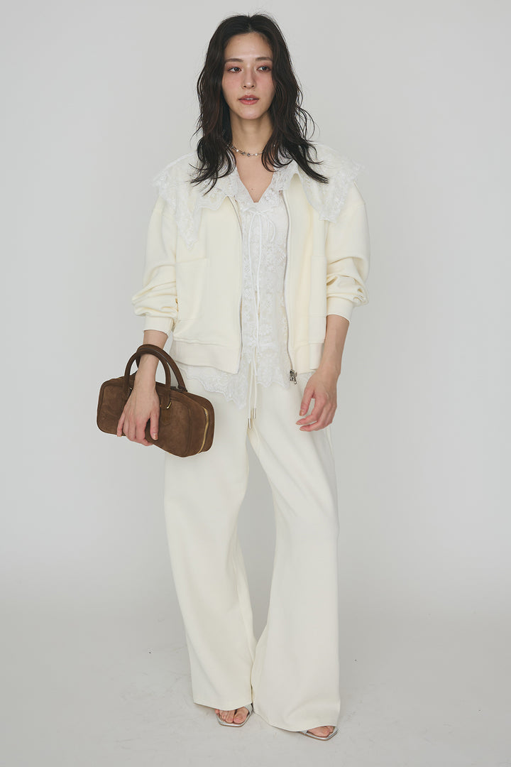 [予約]総レースカラーベストセットスウェットパンツセットアップ