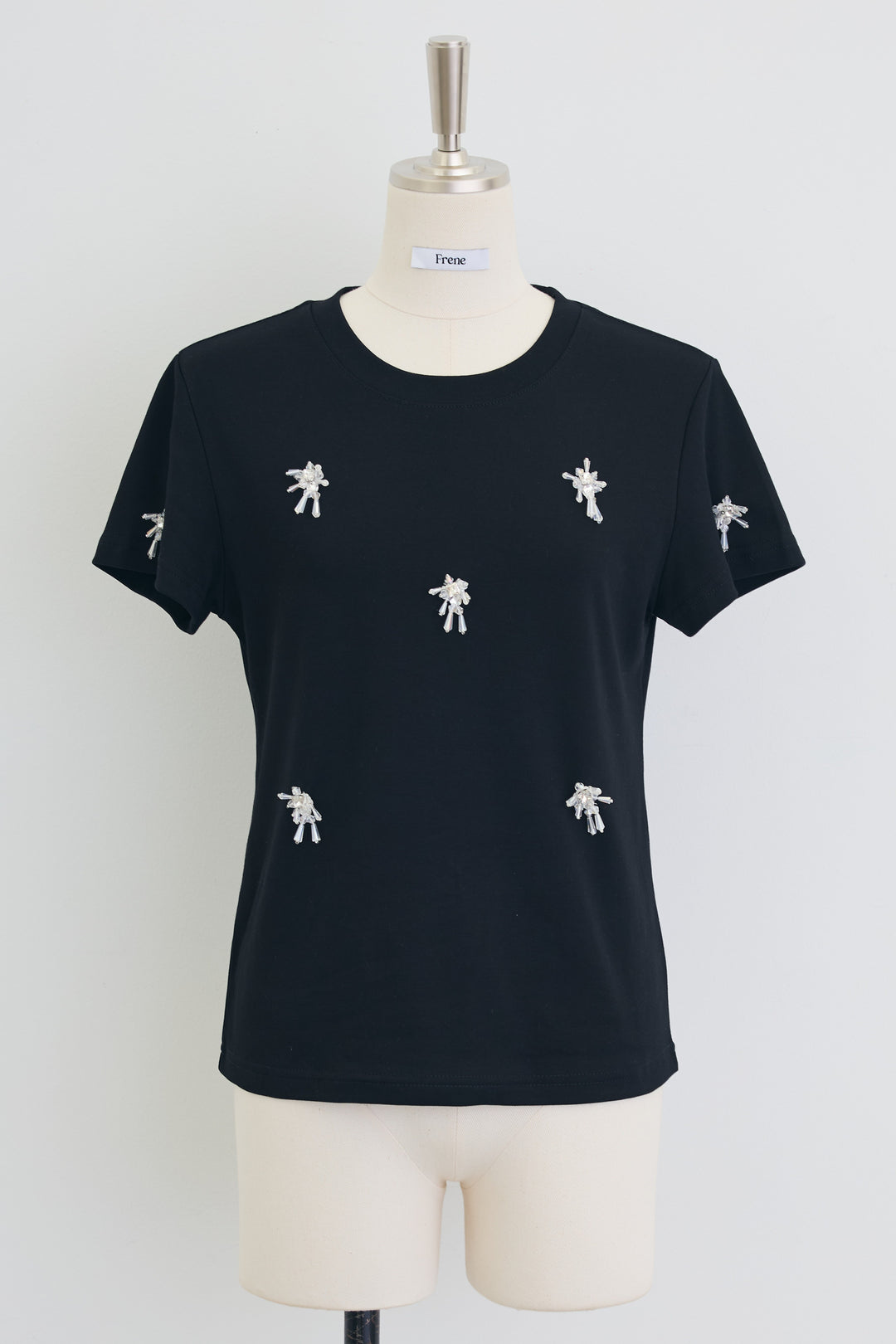 [予約]ビジューモチーフデザインTシャツ