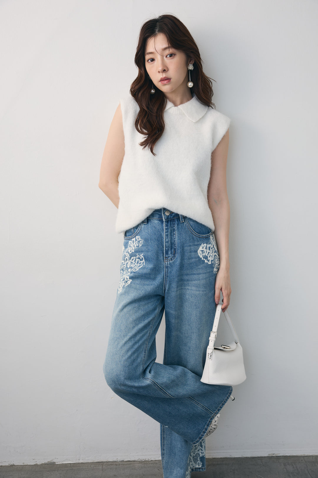 [予約]モヘア起毛ポロベスト