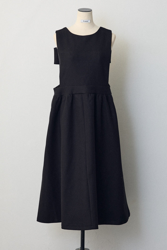 [予約]バックリボンボックスシルエットジャンスカ