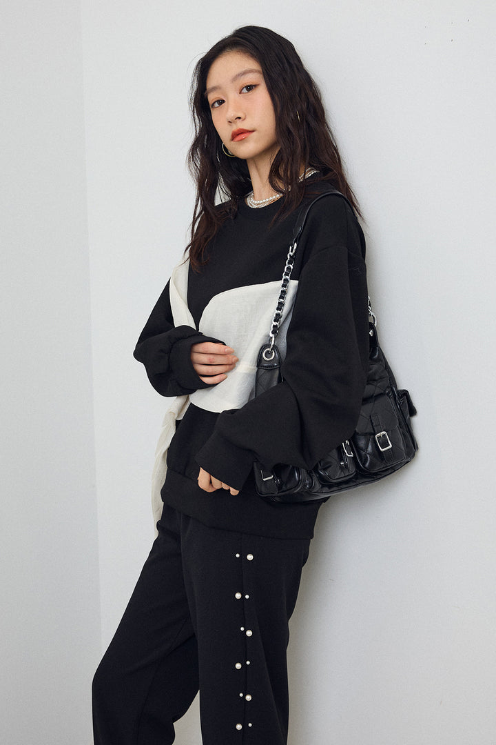 [予約]オーガンジーBIGリボンプルオーバー