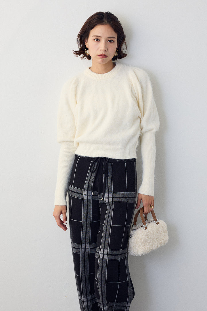 [予約]モヘアパフスリーブプルオーバー