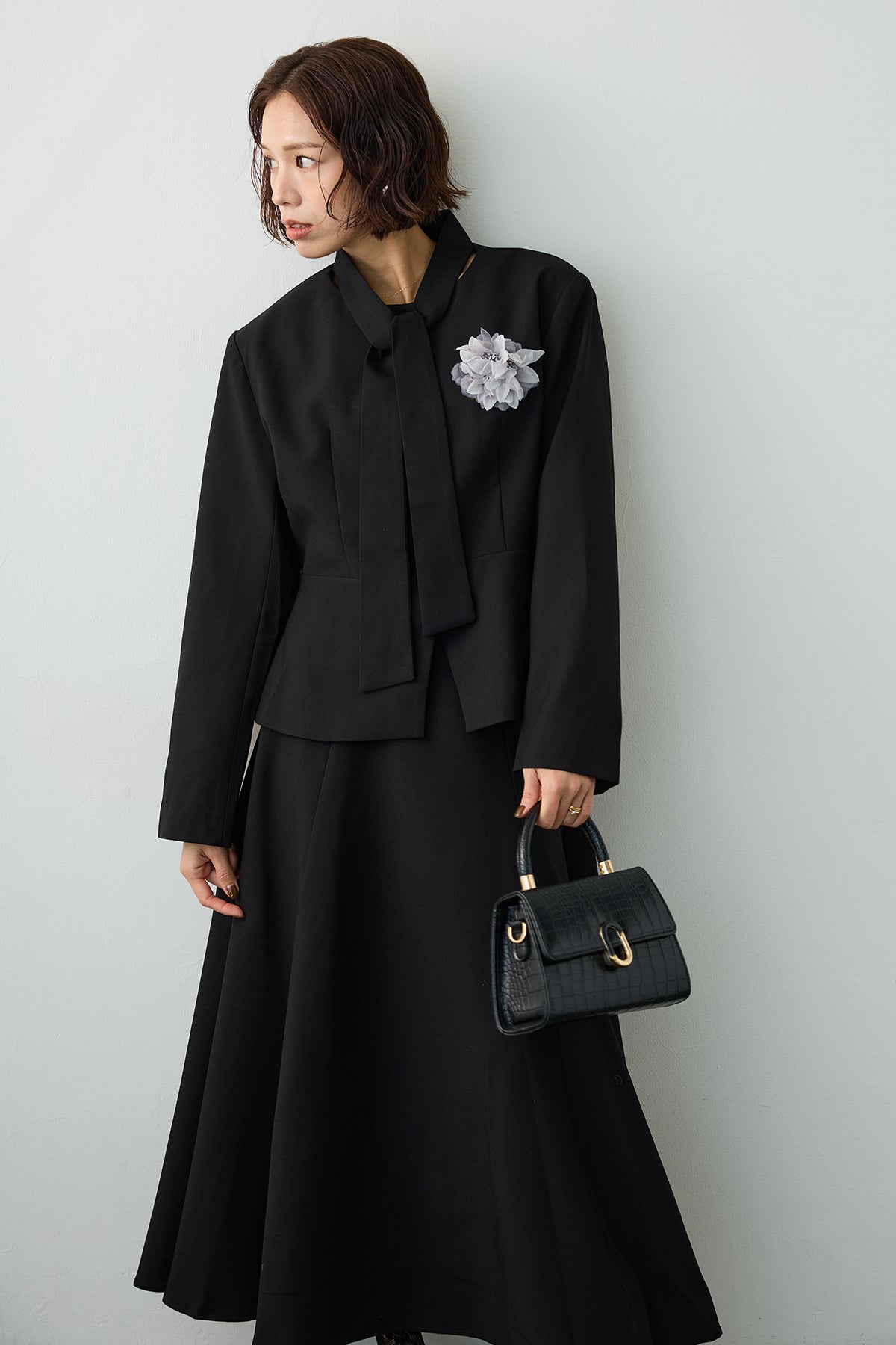 予約]エフォートレスノーカラージャケットセットアップ – Frene