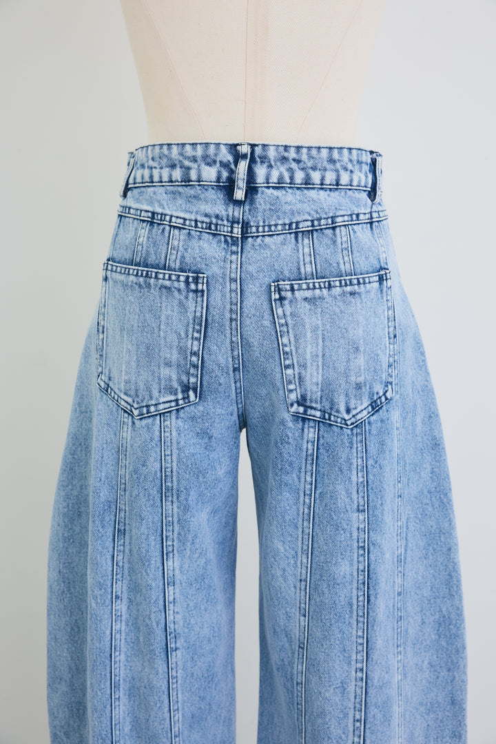 [予約]アイスウォッシュデニムパンツ