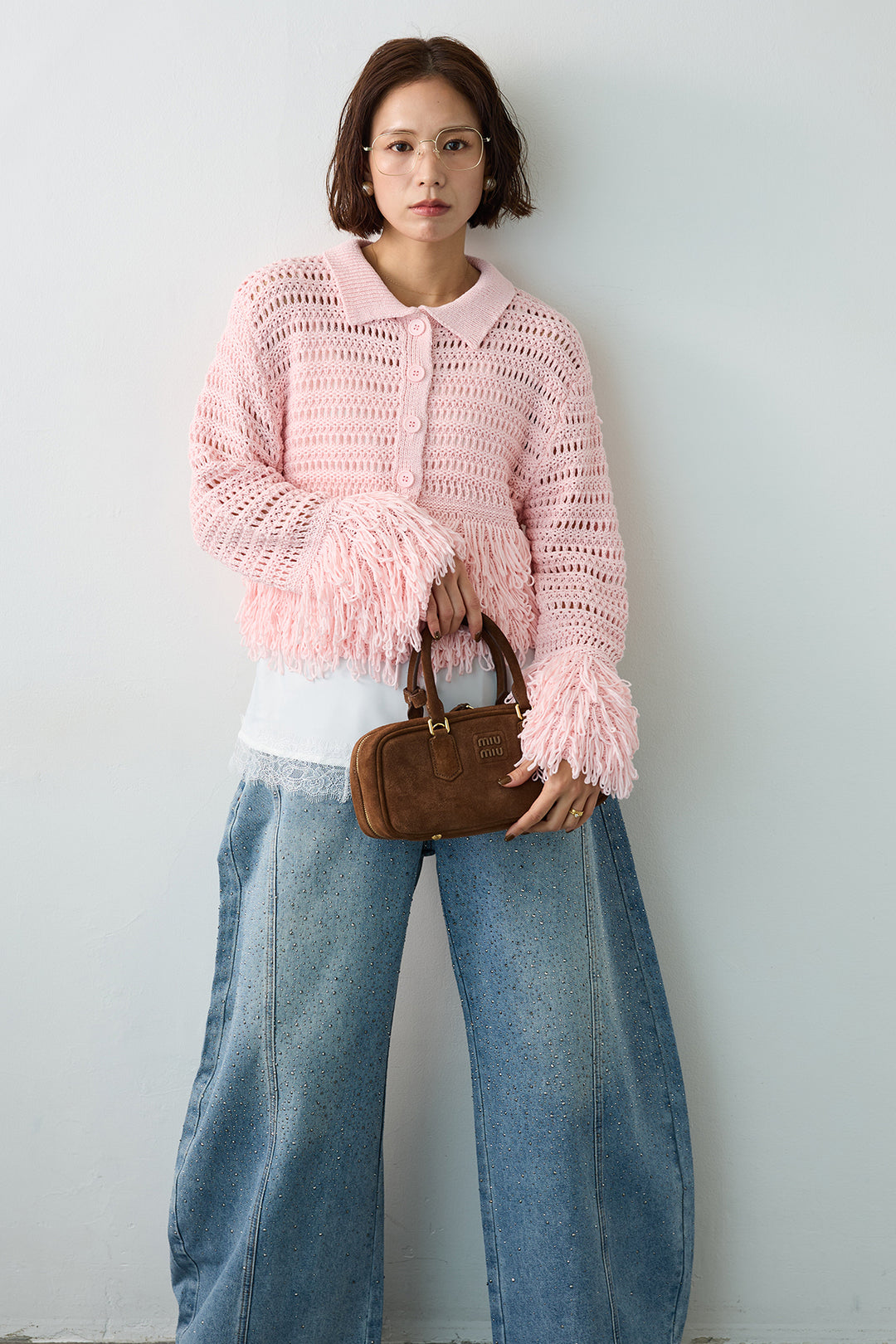 [予約]繊細レースサテンキャミ