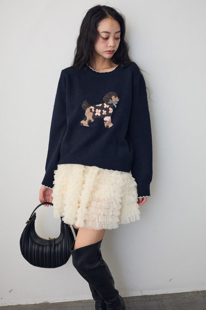 [予約]ホイップチュールミニ丈スカート