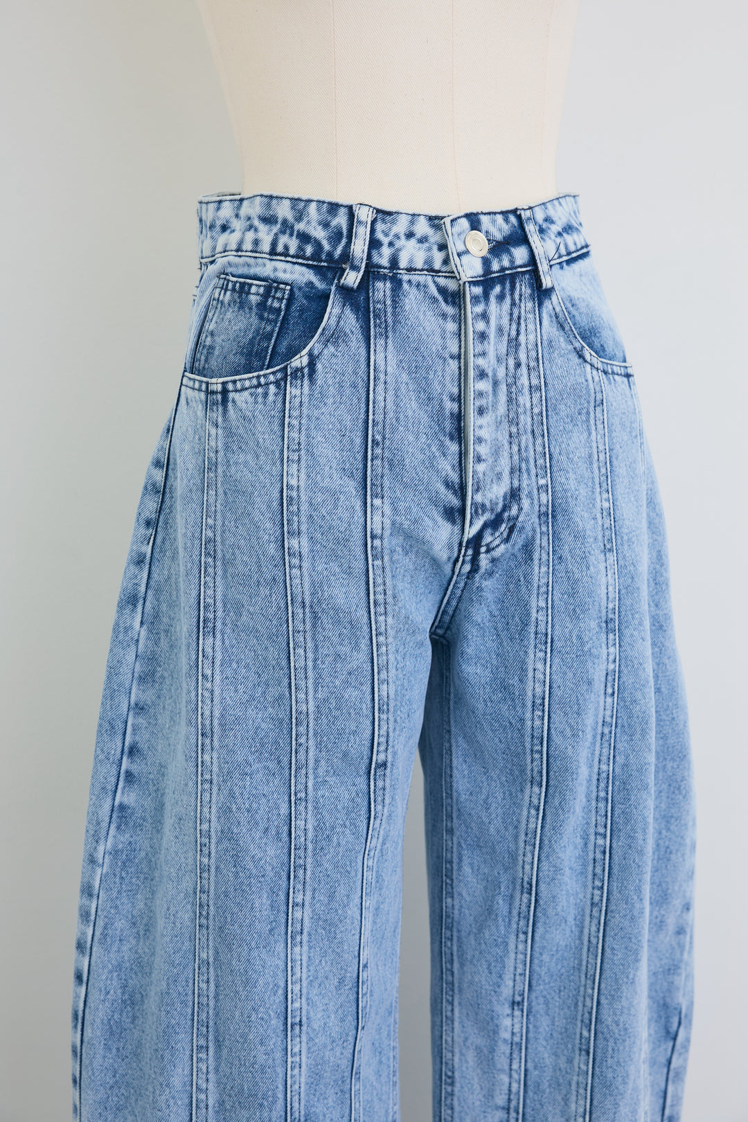[予約]アイスウォッシュデニムパンツ
