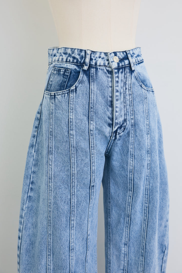 [予約]アイスウォッシュデニムパンツ