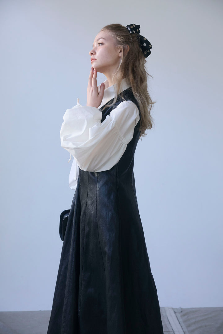 [予約]ワイドスリーブドロストクロップドシャツ