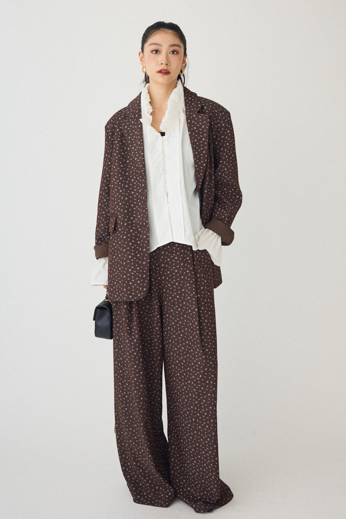 [予約]ダブルプリーツカラーブラウス