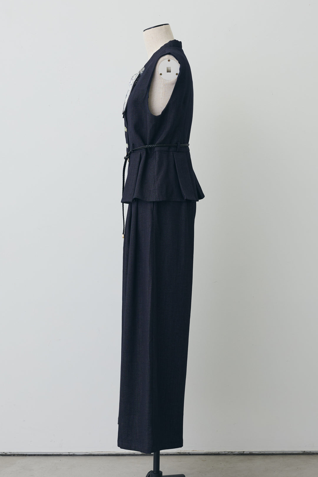 [予約]スカーフセットデニムマニッシュセットアップ