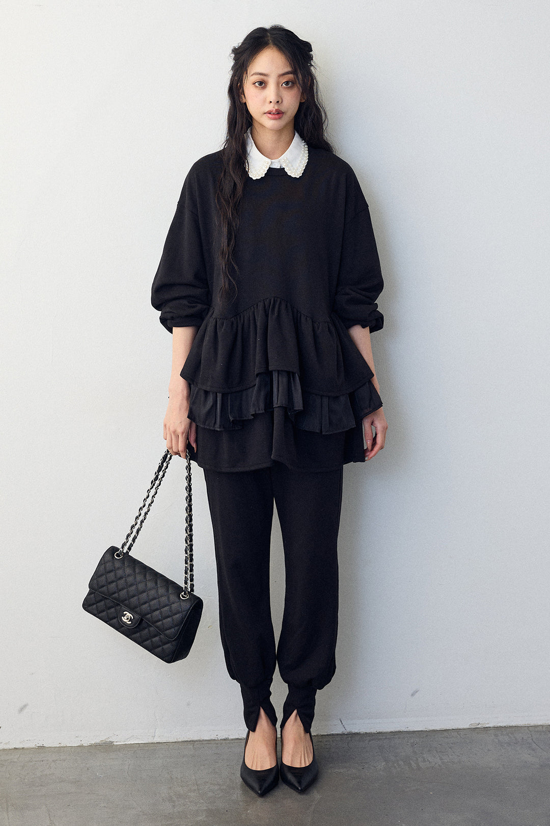 [予約]ライトスウェット美ラインジョガーパンツ