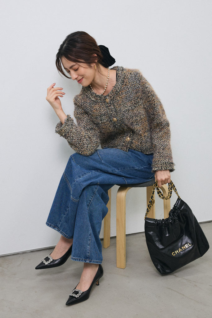 [予約]カラーミックスツイードジャケット