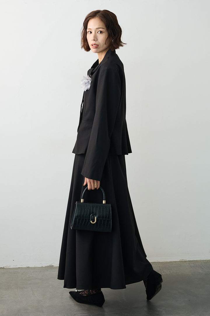 [予約]エフォートレスノーカラージャケットセットアップ