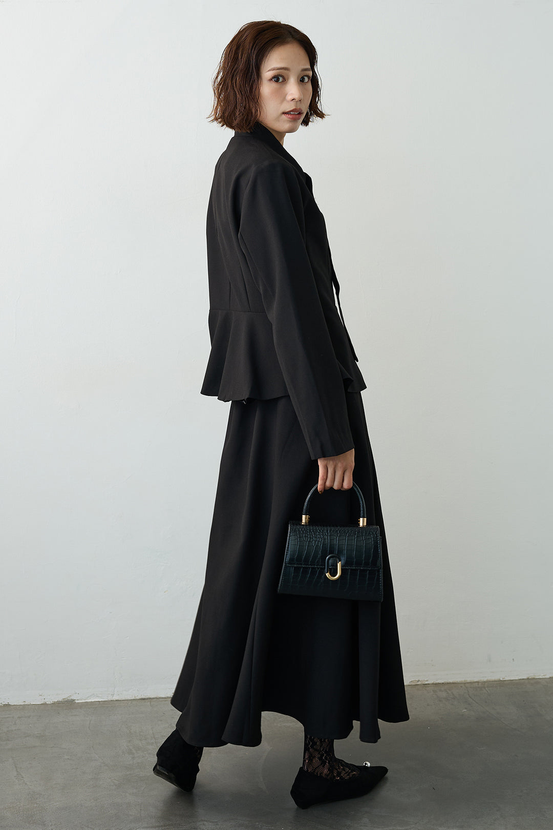 [予約]エフォートレスノーカラージャケットセットアップ