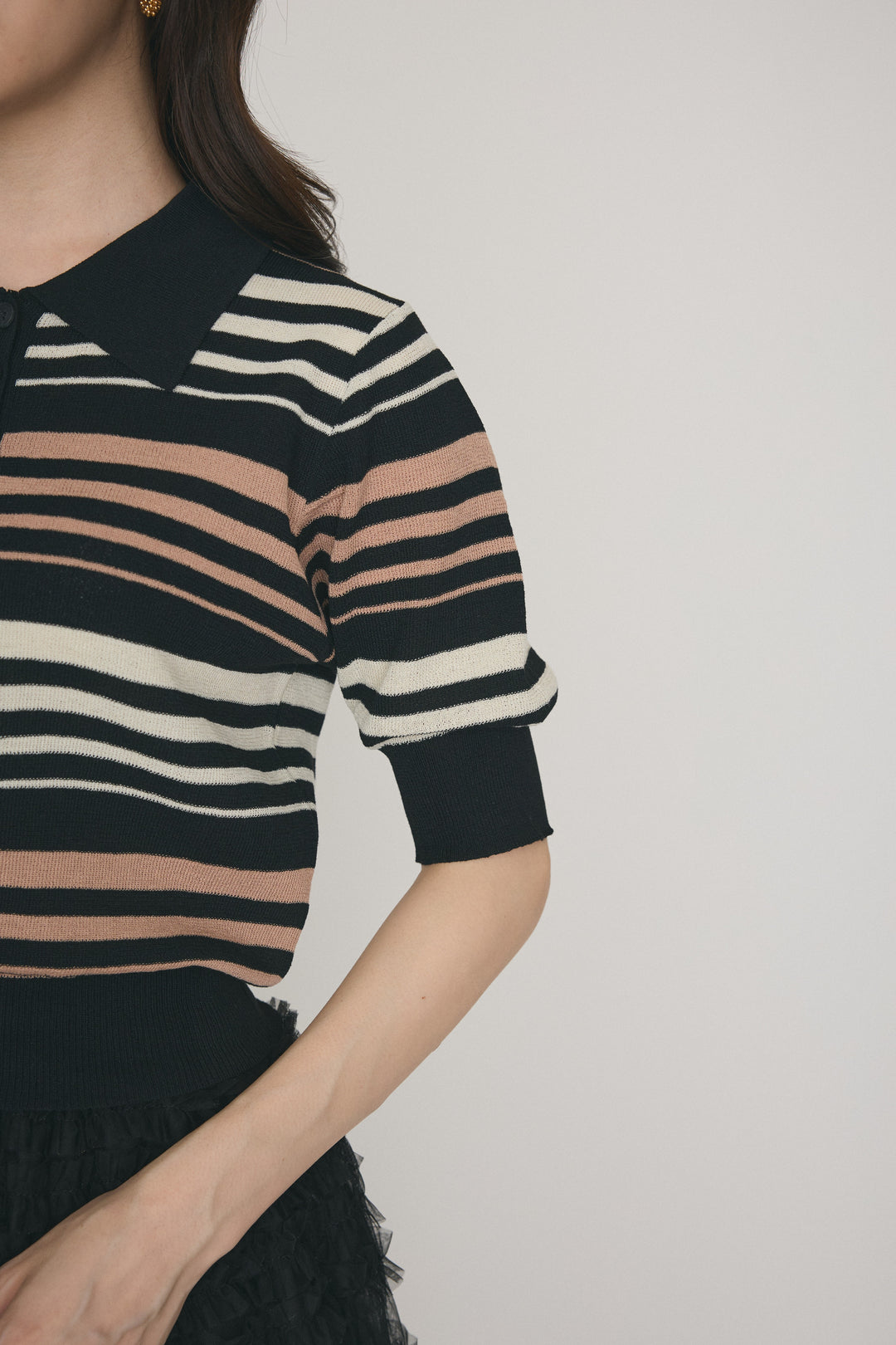[予約]ランダムマルチボーダーポロニット