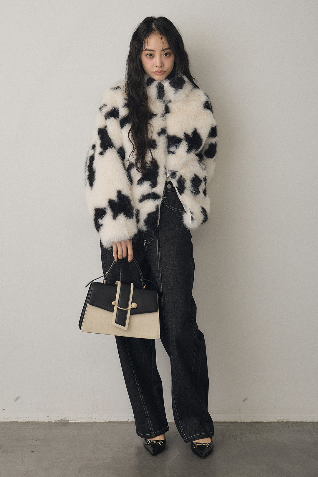 [予約]ウエストアシメデニムパンツ