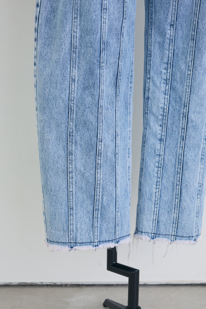 [予約]アイスウォッシュデニムパンツ