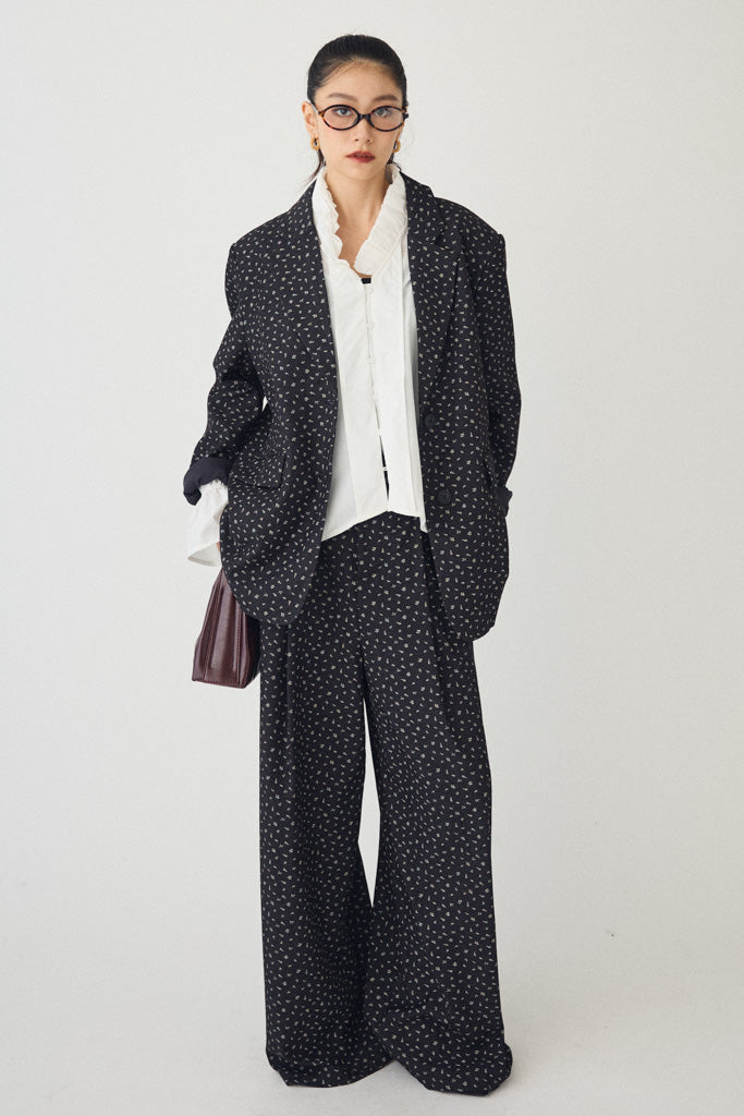 [予約]ダブルプリーツカラーブラウス