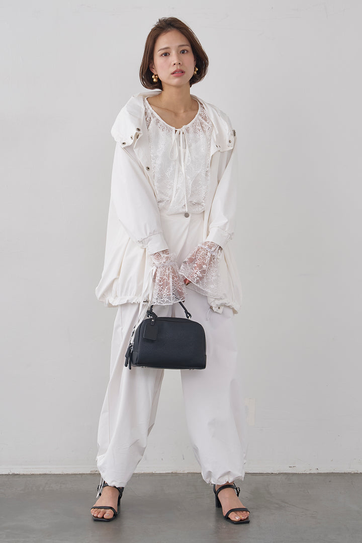 [予約/SET]撥水スタンドカラー2wayドロストブルゾン+撥水ドロストヘム2wayパンツ(2set)