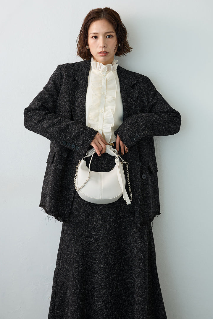 [予約]スラブネップツイードフリンジテーラージャケット