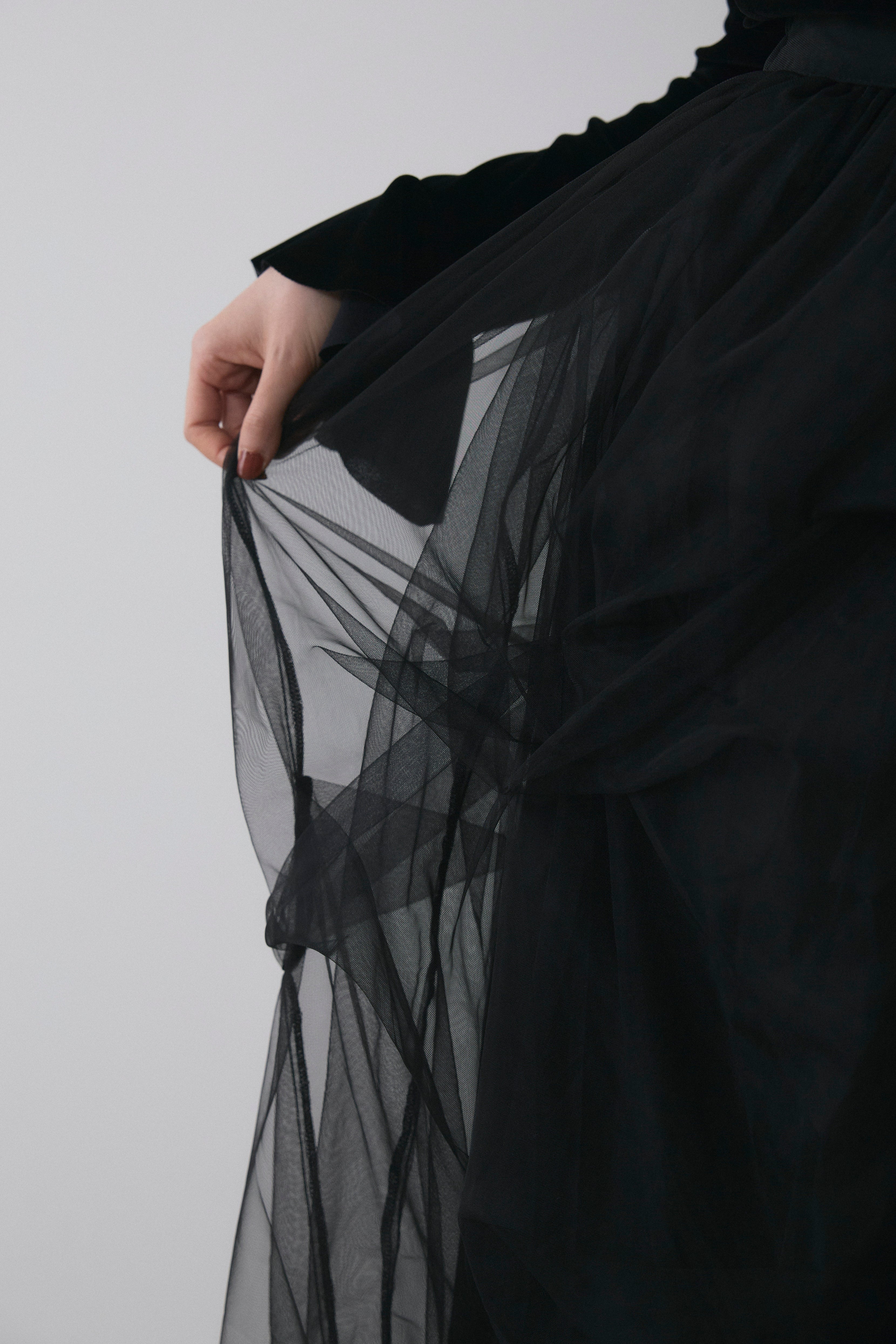 予約]マルチパターンタックチュールスカート – Frene