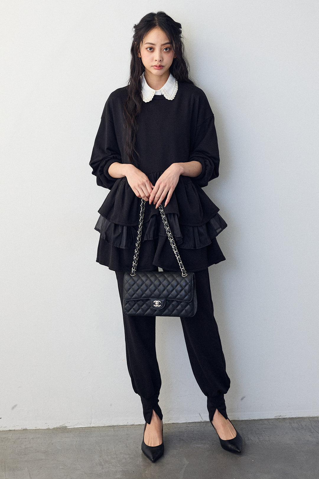 [予約]ライトスウェット美ラインジョガーパンツ