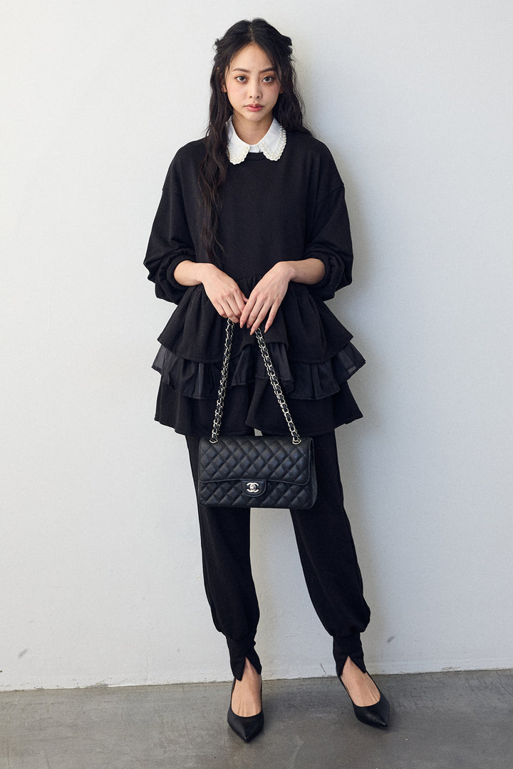 [予約]ライトスウェット美ラインジョガーパンツ