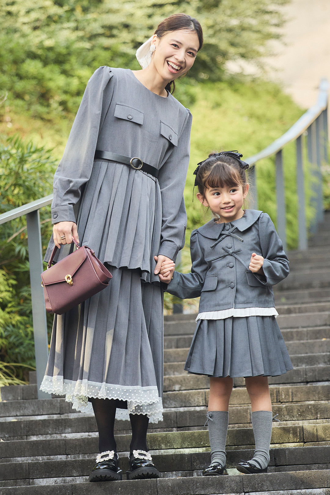 [予約]クラシカルプリーツジャケットセットアップ