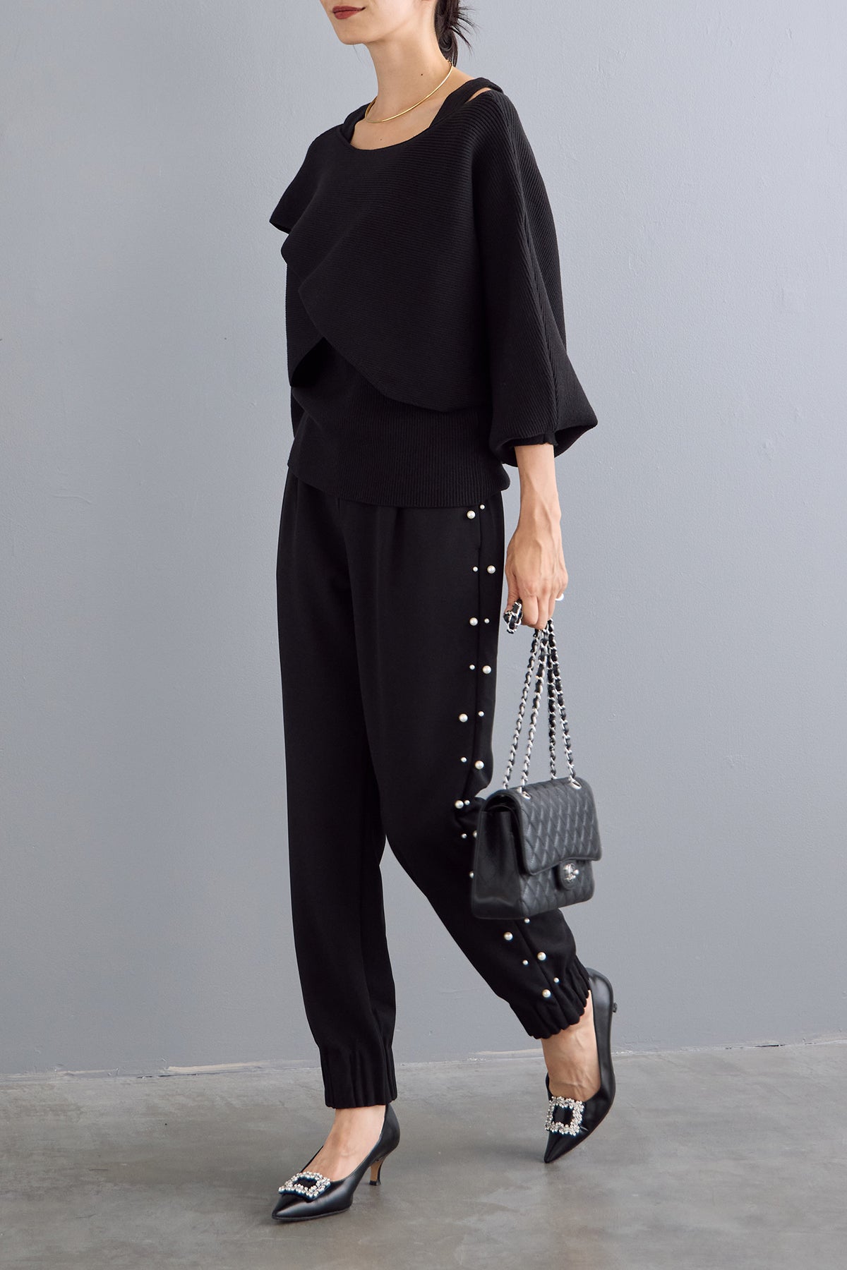 Frene アシメケープタンクニットセット frene_250902_1003_fc4e08e9-