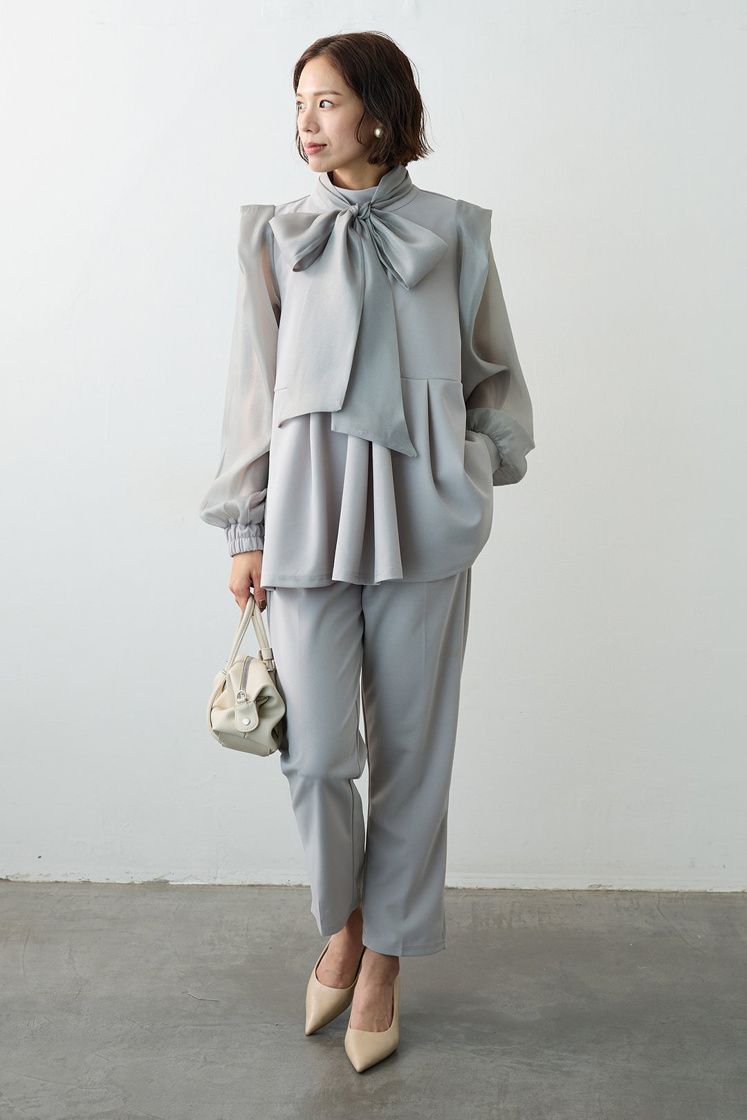 [予約]スリムテーパードパンツ