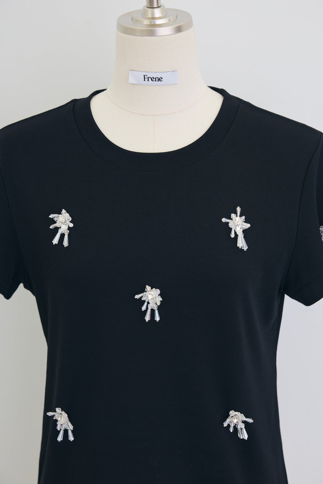 [予約]ビジューモチーフデザインTシャツ