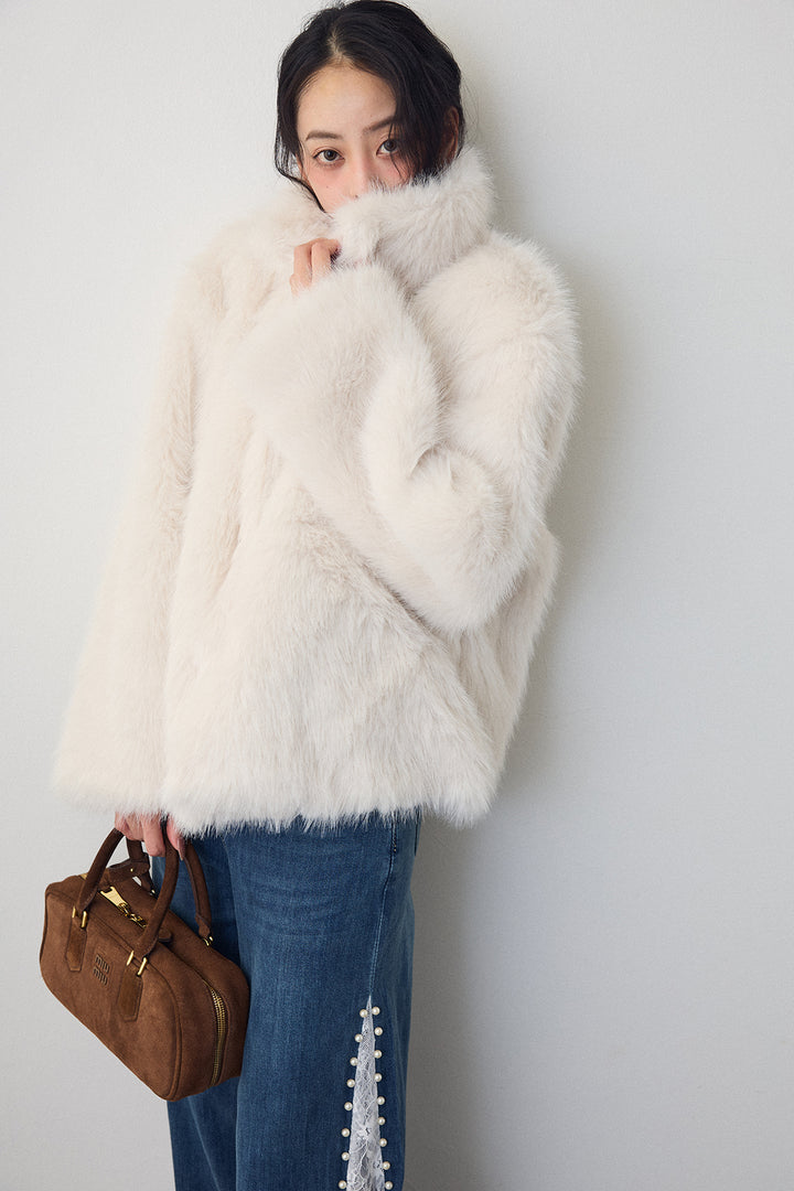 [予約]ニュアンスカラーファーコート