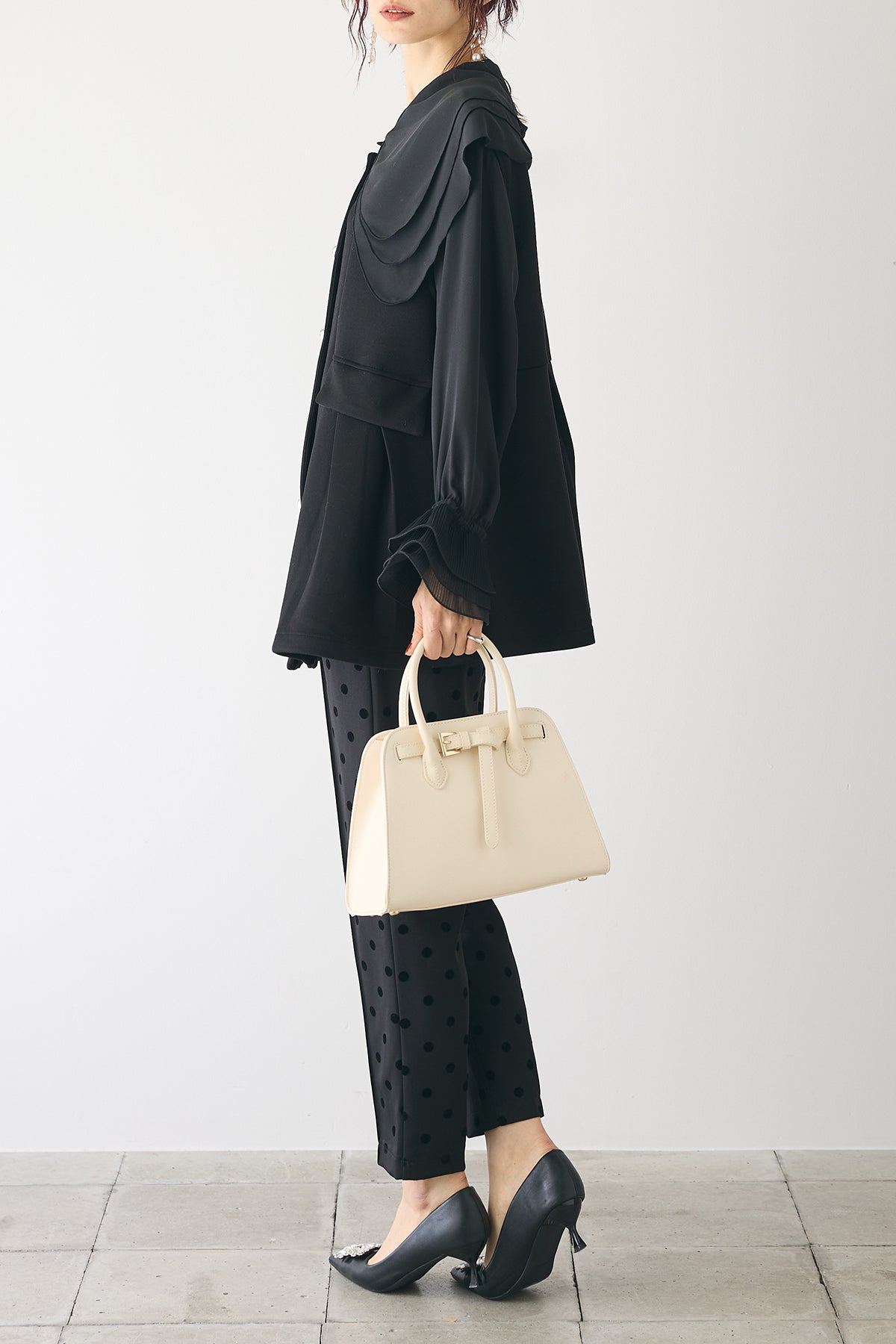 Frene￼入学式 ジレ パンツ ブラウス 3点セット