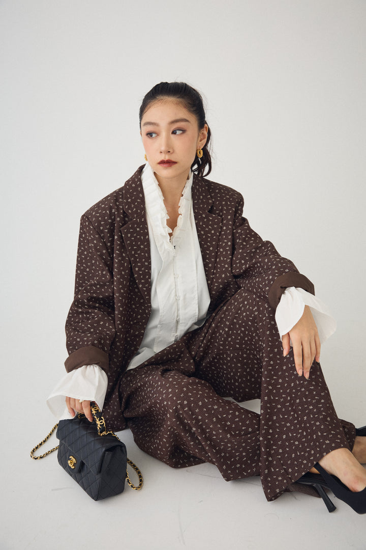 [予約]ヴィンテージフラワー柄セットアップ