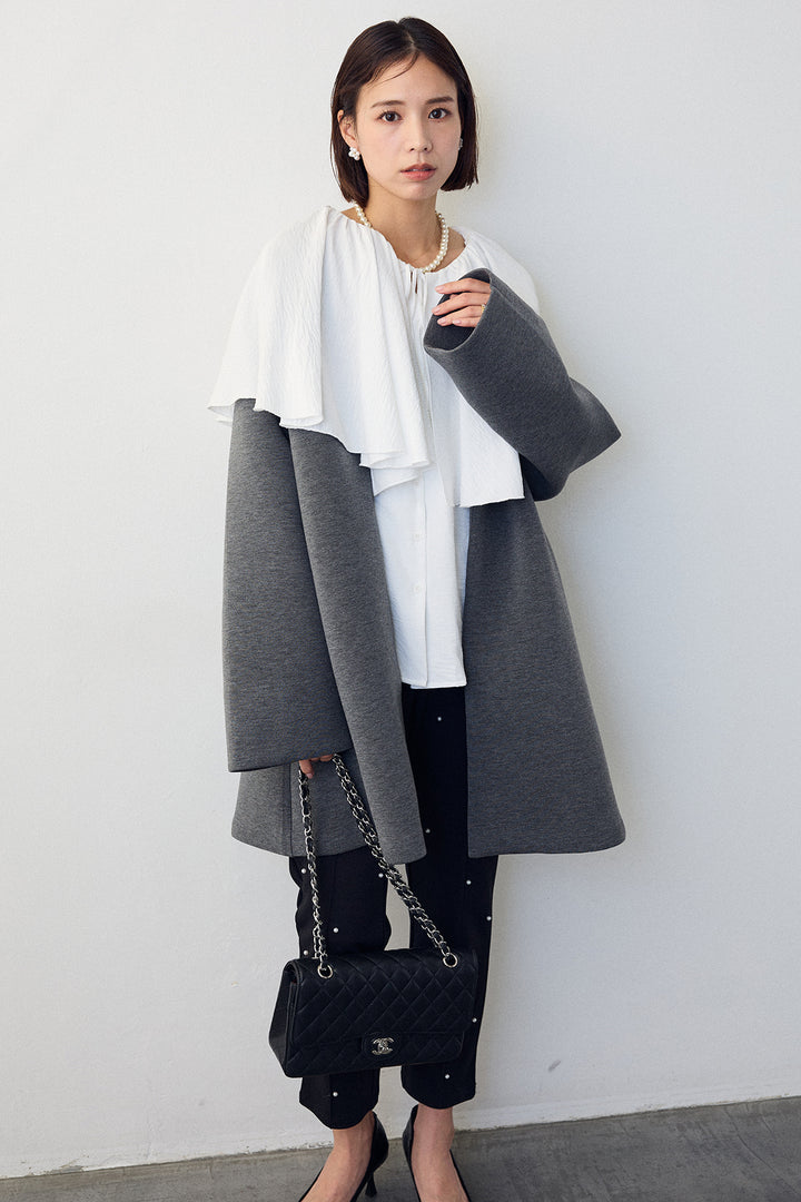 [予約]BIGフリルカラーブラウス